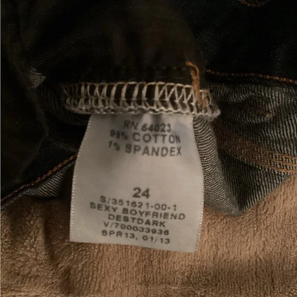 GAP Denim Shorts Roll Cuff Boyfriend Jean Shorts 24 Y2K - Picture 9 of 10